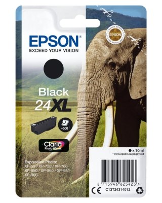 Epson Elephant Singlepack Black 24XL Claria Photo HD Ink Epson