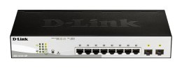 D-Link DGS-1210-10P łącza sieciowe Zarządzany L2 Gigabit Ethernet (10/100/1000) Obsługa PoE 1U Czarny D-Link