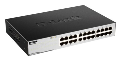 D-Link GO-SW-24G Nie zarządzany L2 Gigabit Ethernet (10/100/1000) 1U Czarny D-Link