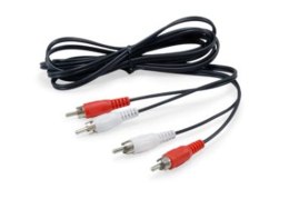 Equip 147094 kabel audio 2,5 m 2 x RCA Czarny Equip