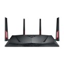 ASUS RT-AC88U router bezprzewodowy Gigabit Ethernet Dual-band (2.4 GHz/5 GHz) Czarny ASUS