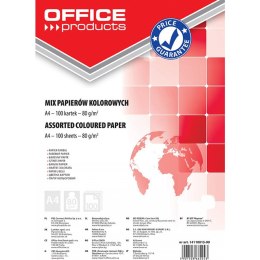 Office Products Papier Office Products A4 80g 5 kolorów (5x20)