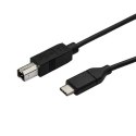 StarTech USB2CB3M kabel USB 3 m USB 2.0 USB C USB B Czarny StarTech.com