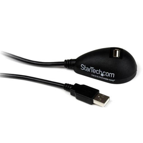 StarTech USBEXTAA5DSK kabel USB 1,5 m USB 2.0 USB A Czarny StarTech.com