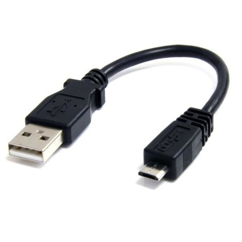 StarTech UUSBHAUB6IN kabel USB 0,1524 m USB A Micro-USB B Czarny StarTech.com