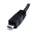 StarTech UUSBHAUB6IN kabel USB 0,1524 m USB A Micro-USB B Czarny StarTech.com