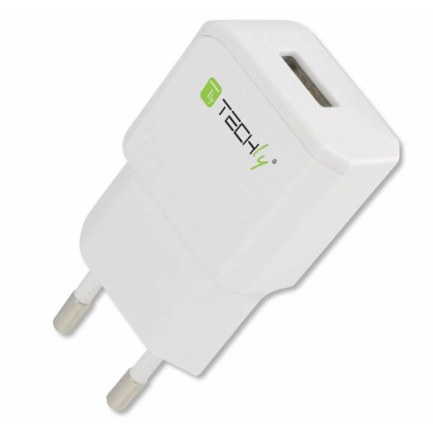 Techly IPW-USB-21EC ładowarka do urządzeń przenośnych Biały Wewnętrzna Techly