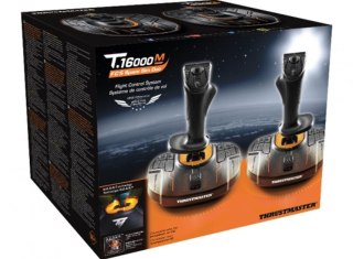 Thrustmaster T.16000M FCS SPACE SIM DUO Czarny, Pomarańczowy USB Joystick Analogowa/Cyfrowa PC Thrustmaster