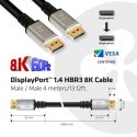 CLUB3D DisplayPort 1.4 HBR3 8K Cable M/M 4m /13.12ft CLUB3D