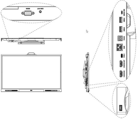 MONITOR TABLICA INTERAKTYWNA DAHUA LPH86-MC470-P DAHUA