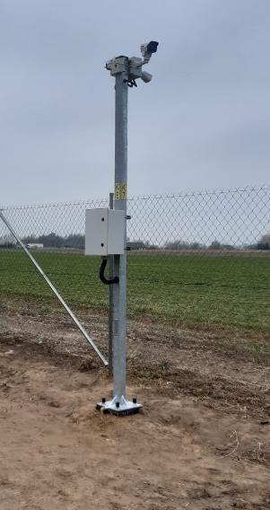 Słup ATS SKAMP1/3 pod montaż kamer CCTV ATS