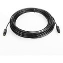 Techly 1m Toslink/Toslink kabel audio Czarny Techly