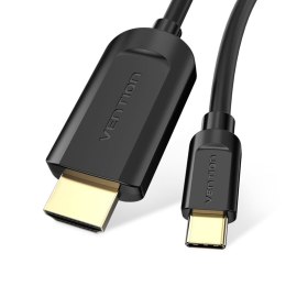 Vention CGUBG adapter kablowy 1,5 m USB Type-C HDMI Czarny Vention