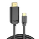 Vention CGUBG adapter kablowy 1,5 m USB Type-C HDMI Czarny Vention