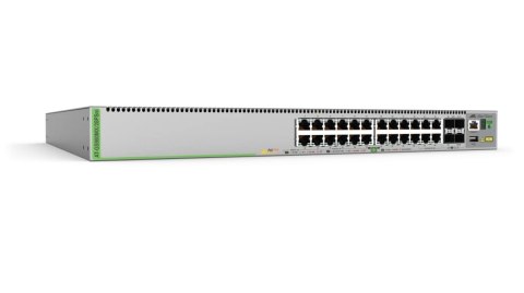 Allied Telesis AT-GS980MX/28PSM-50 łącza sieciowe Zarządzany L3 Gigabit Ethernet (10/100/1000) Obsługa PoE 1U Szary Allied Telesis