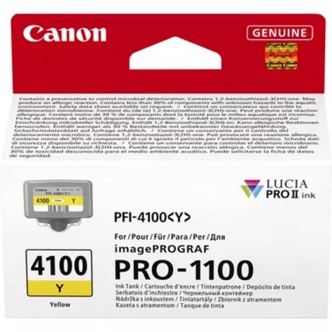 Canon LUCIA PRO II nabój z tuszem 1 szt. Oryginalny Standardowa wydajność Żółty Canon