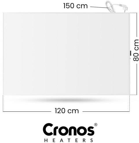 Panel grzewczy IR CRONOS Synthelith PRO CRP-980TWP White CRONOS HEATERS