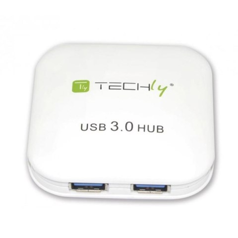 Techly IUSB3-HUB4-WH huby i koncentratory 5000 Mbit/s Biały Techly