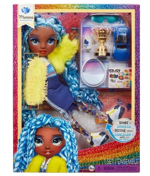 427797-INT Rainbow High Sparkle & Shine Fashion Dolls- MARINA (Blue) Rainbow High