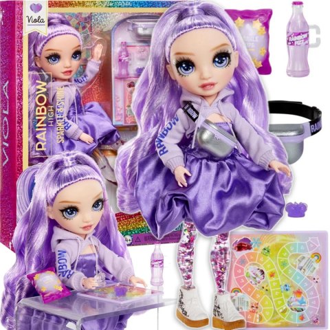 427810-INT Rainbow High Sparkle & Shine Fashion Dolls- VIOLA (Purple) Rainbow High