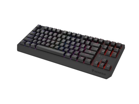 GENESIS Thor 230 TKL klawiatura Gaming USB + RF Wireless + Bluetooth QWERTY US English Szary GENESIS