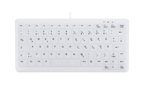 CHERRY AK-C4110 klawiatura USB QWERTZ Niemiecki Biały CHERRY