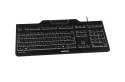 CHERRY KC 1000 SC klawiatura USB AZERTY Francuski Czarny CHERRY