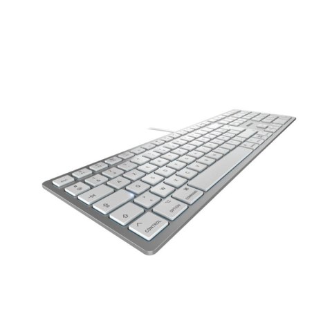 CHERRY KC 6000C FOR MAC klawiatura USB AZERTY Francuski Srebrny CHERRY