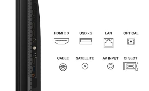 TCL C65 Series 43C655 Telewizor 109,2 cm (43") 4K Ultra HD Smart TV Wi-Fi Tytan 450 cd/m² TCL