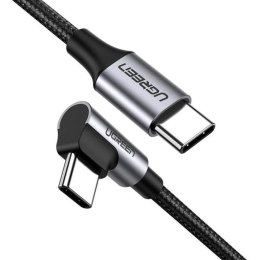 Ugreen 50123 kabel USB USB 2.0 1 m USB C Czarny, Srebrny Ugreen