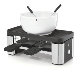 WMF KITCHENminis 04.1510.0011 grill raclette 2 os. 370 W Czarny, Stal nierdzewna WMF