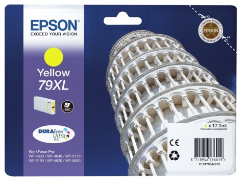 Epson Tower of Pisa Singlepack Yellow 79XL DURABrite Ultra Ink Epson