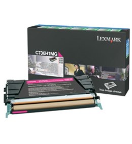 Lexmark C736H1MG kaseta z tonerem 1 szt. Oryginalny Purpurowy Lexmark