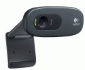 Logitech HD Webcam C270 kamera internetowa 3 MP 1280 x 720 px USB 2.0 Czarny, Szary Logitech