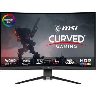 MSI MAG 325CQRF QD monitor komputerowy 80 cm (31.5") 2560 x 1440 px Wide Quad HD Czarny MSI