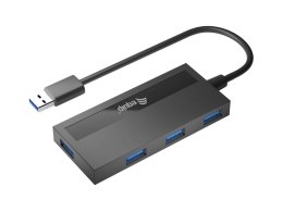 Equip 128956 huby i koncentratory USB 3.2 Gen 1 (3.1 Gen 1) Type-A 5000 Mbit/s Czarny Equip