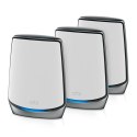 NETGEAR Orbi RBK853 AX6000 WiFi 6 Mesh System Tri-band (2.4 GHz/5 GHz/5 GHz) Wi-Fi 6 (802.11ax) Szary 4 Wewnętrzne NETGEAR