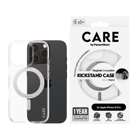 PanzerGlass CARE by PG SLV Kick/MagS iPhone16P 6.3 pokrowiec na telefon komórkowy Przezroczysty PanzerGlass