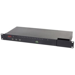 APC KVM1116R przełącznik KVM Możliwości montowania w stelażu Czarny APC