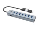 Conceptronic HUBBIES21GP huby i koncentratory USB 3.2 Gen 1 (3.1 Gen 1) Type-A 5000 Mbit/s Szary Conceptronic