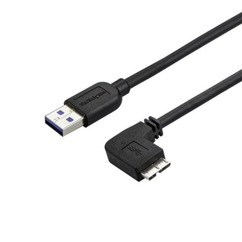 StarTech USB3AU1MRS kabel USB 1 m USB 3.2 Gen 1 (3.1 Gen 1) USB A Micro-USB B Czarny StarTech.com