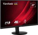 Viewsonic VG Series VG2708-4K LED display 68,6 cm (27") 3840 x 2160 px 4K Ultra HD Czarny Viewsonic