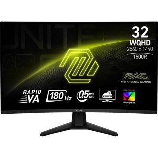 MSI MAG 32CQ6F monitor komputerowy 80 cm (31.5") 2560 x 1440 px Wide Quad HD Czarny MSI