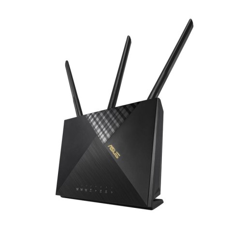 ASUS 4G-AX56 router bezprzewodowy Gigabit Ethernet Dual-band (2.4 GHz/5 GHz) Czarny ASUS