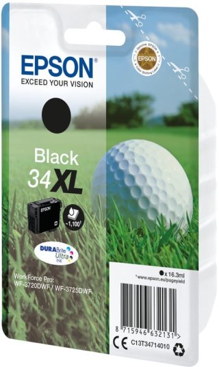 Epson Golf ball Singlepack Black 34XL DURABrite Ultra Ink Epson