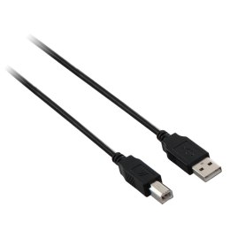 V7 V7E2USB2AB-03M kabel USB 3 m USB 2.0 USB A USB B Czarny V7