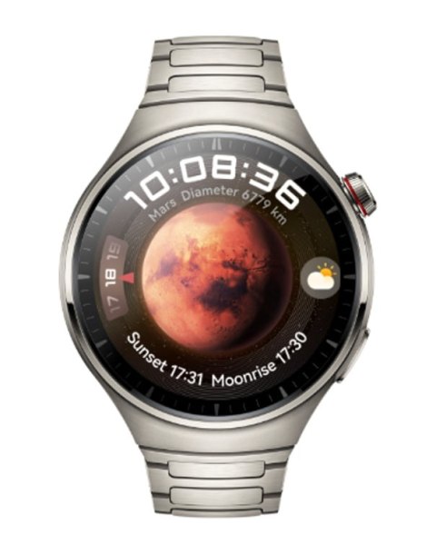 Huawei WATCH 4 Pro 3,81 cm (1.5") AMOLED 48 mm Cyfrowy 466 x 466 px Ekran dotykowy Tytan Wi-Fi GPS Huawei