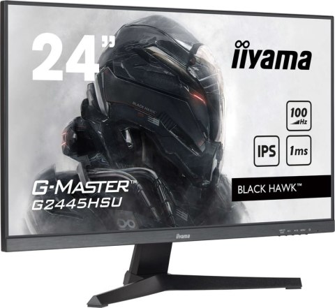 Iiyama G-MASTER G2445HSU-B2 monitor komputerowy 61 cm (24") 1920 x 1080 px Full HD LCD Czarny Iiyama