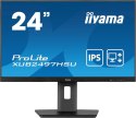 Iiyama XUB2497HSU-B2 monitor komputerowy 60,5 cm (23.8") 1920 x 1080 px Full HD LED Czarny Iiyama