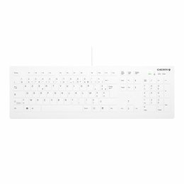 CHERRY AK-C8112 klawiatura Medyczna USB AZERTY Francuski Biały CHERRY